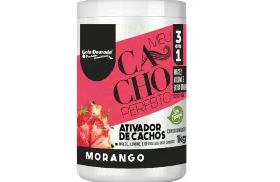 Gota Dourada Meu Cacho Perfeito Activador Morango 1kg